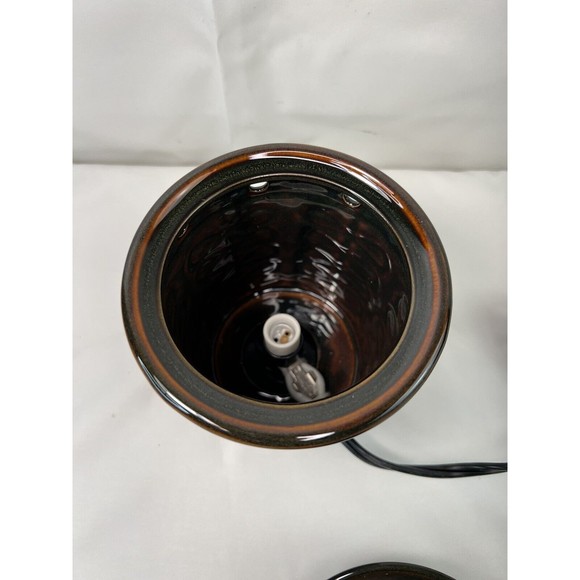 Scentsy Warmer Farfalle Retired DSW-FARF Brown Flowers‎ Leaves Full Size - Picture 6 of 6